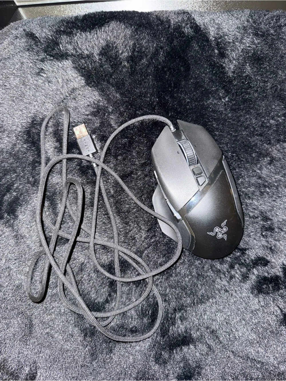 Razer Black Wired Gaming Mouse with Braided Cable